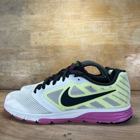 Nike Zoom Fly Womens Size 10 Running Shoes Sneakers White Yellow 630995-105 - Picture 3 of 8